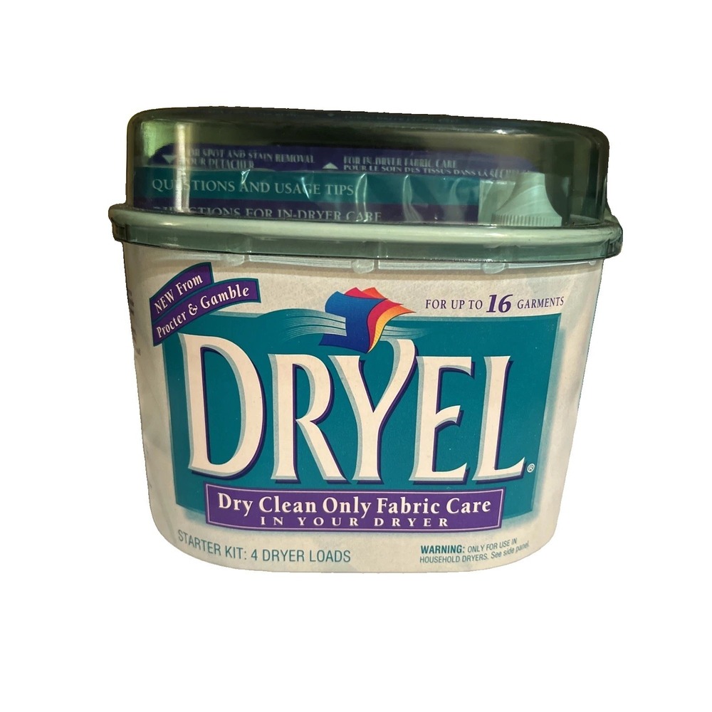 Dryel Starter Kit Dry Clean At Home Original Scent - 16 Garments - New